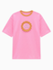 Футболка Дика рожева з пояском 5021XSL фото 1